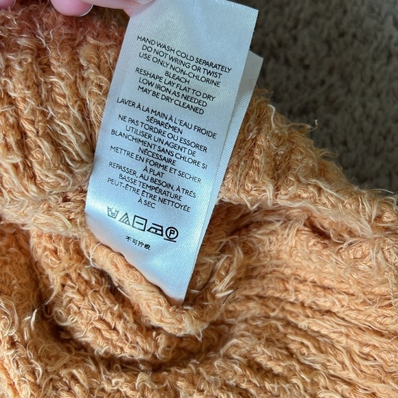 Free People We The Free Women's Theo V-Neck Sweater Goldy Yellow - Picture 8 of 10